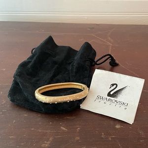 Swarovski Gold Brushed Bracelet